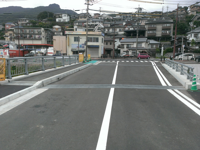 佐世保川河川改修工事(大正橋上部工)